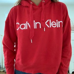 Calvin Klein Red Hoodie